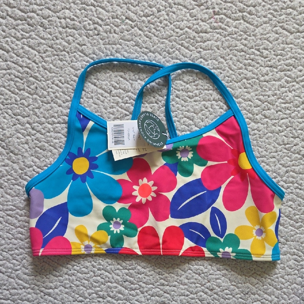 Colorful Floral Sports Bra